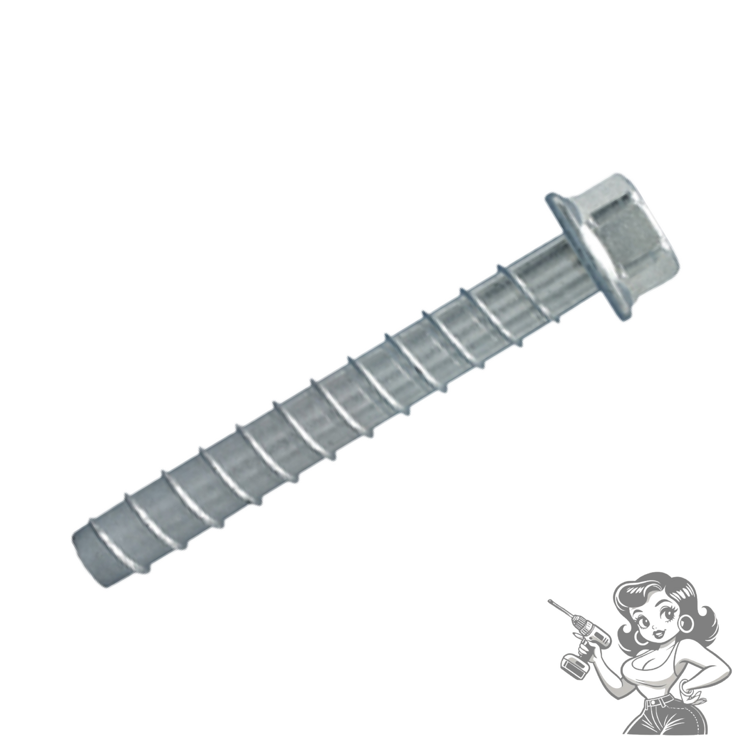 Concrete Bolt Zinc Plated